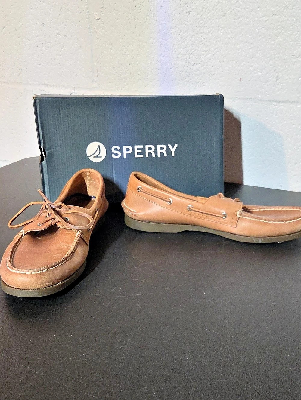 Sperry A/O 2-Eye Boat Shoes Brown US 12